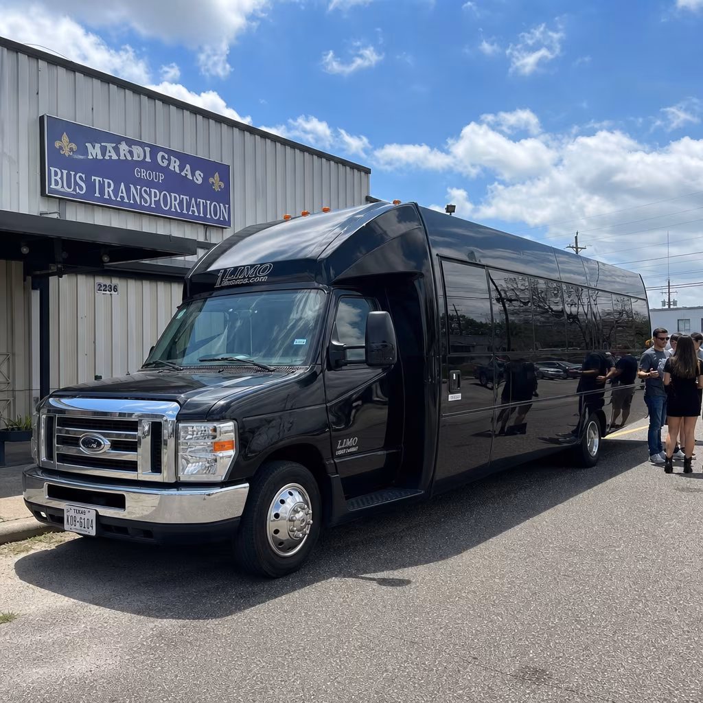Rent a Bus to Mardi Gras Group Bus Transportation in New Orleans