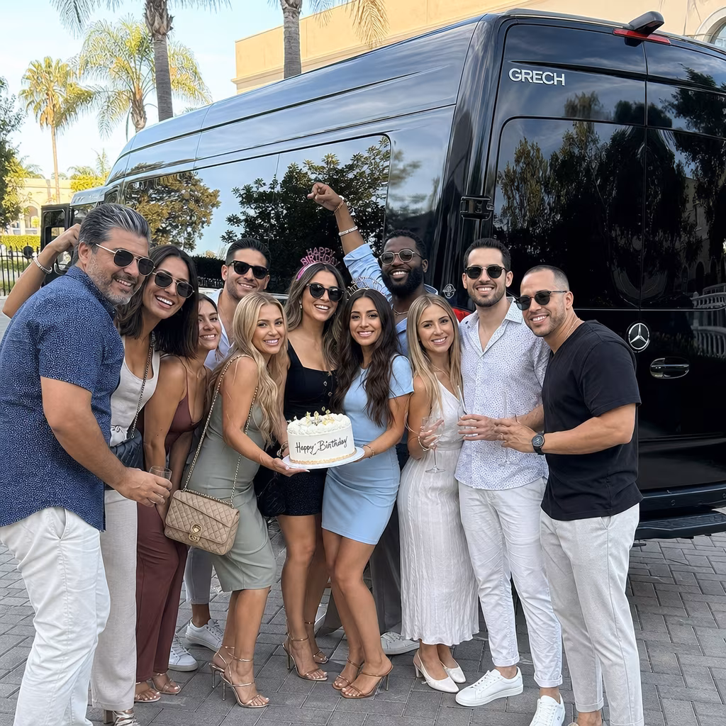 Birthday party bus