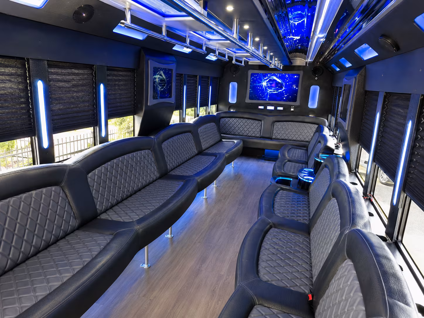 New Orleans Bachelor & Bachelorette Transportation party bus exterior