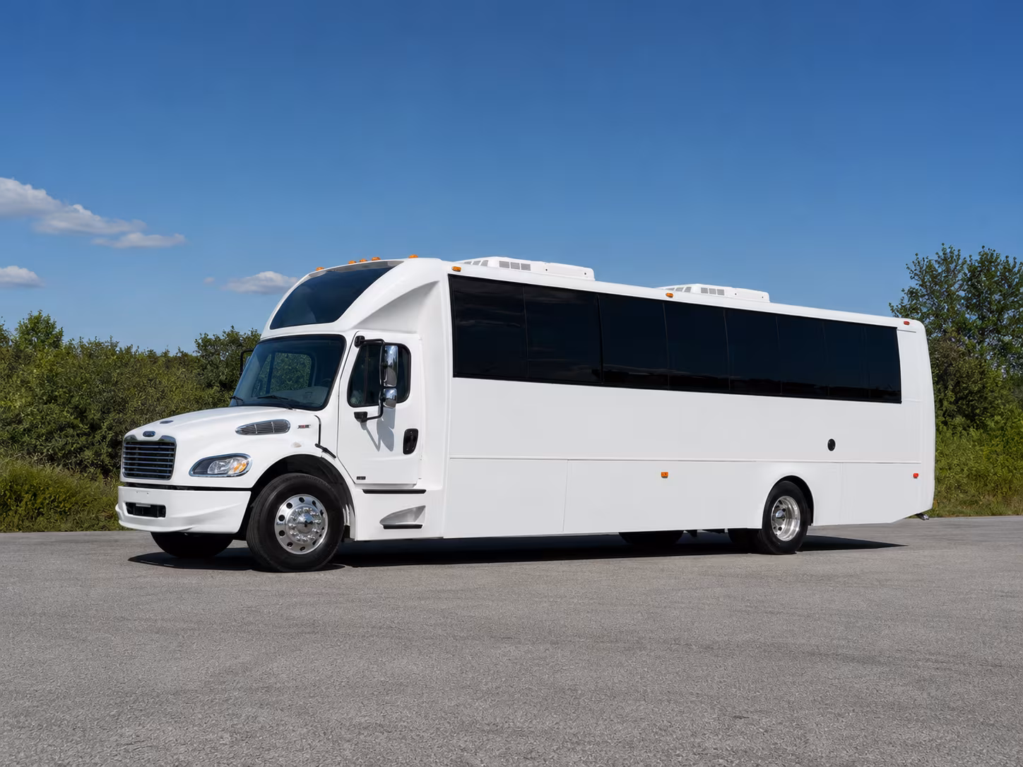 New Orleans Bachelor & Bachelorette Transportation party bus exterior