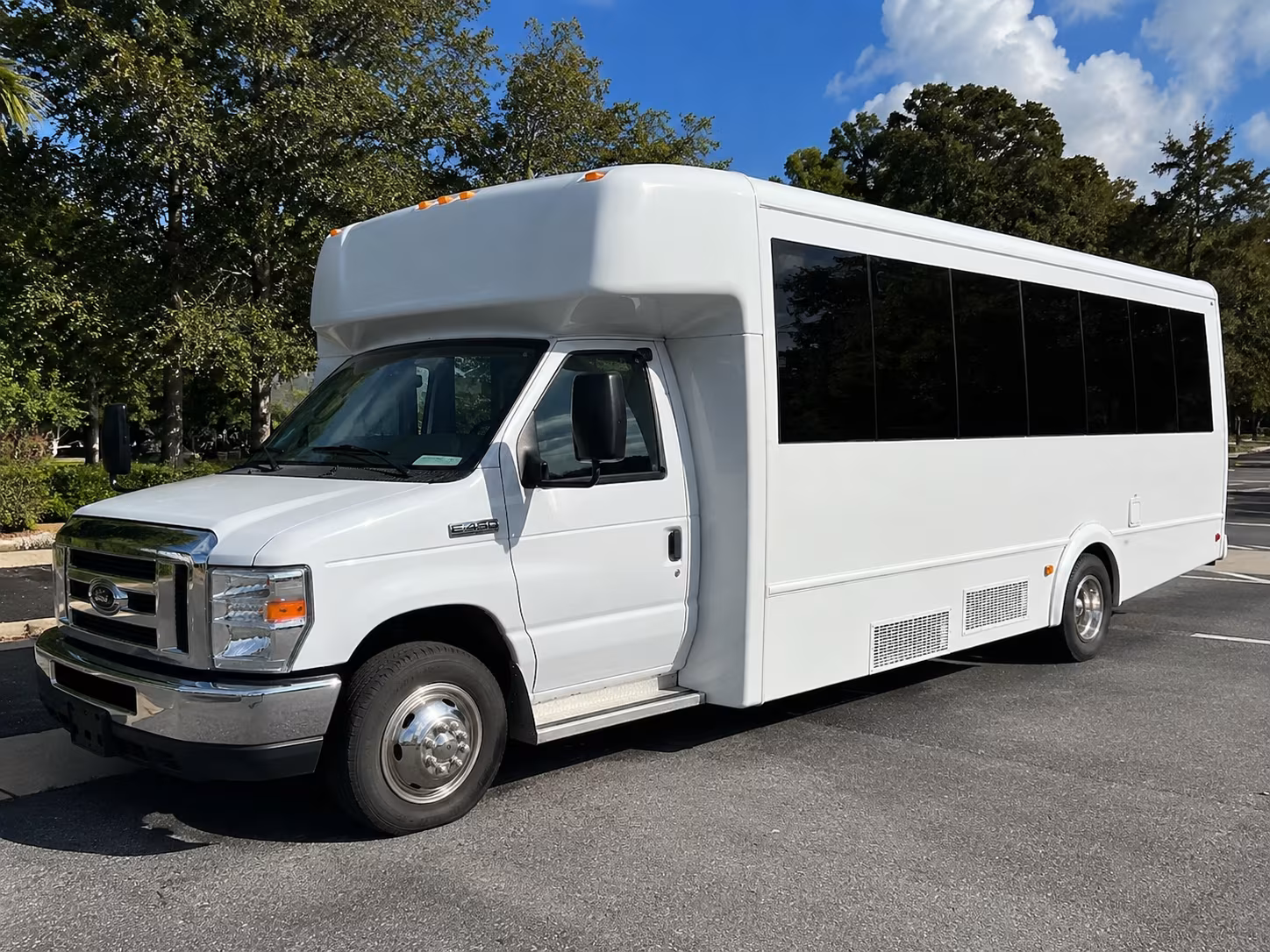 New Orleans Bachelor & Bachelorette Transportation party bus exterior
