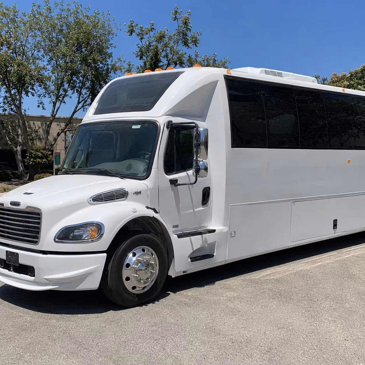 New Orleans Concert & Music Festival Transportation party bus exterior