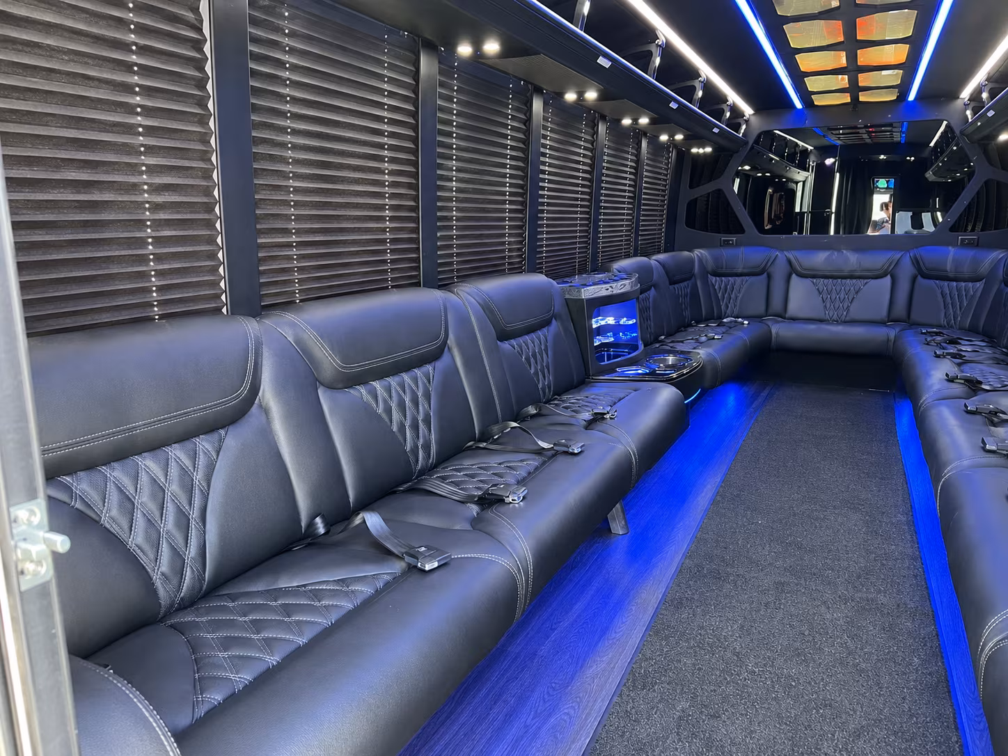 New Orleans Concert & Music Festival Transportation party bus exterior