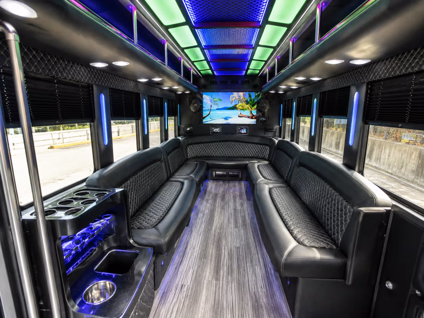 New Orleans Concert & Music Festival Transportation onboard seating