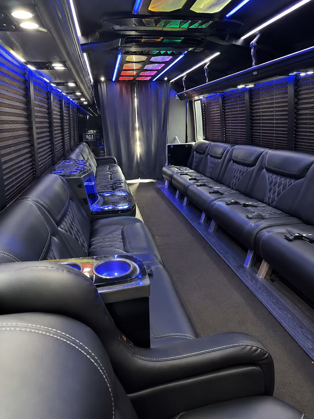 New Orleans Concert & Music Festival Transportation party bus exterior