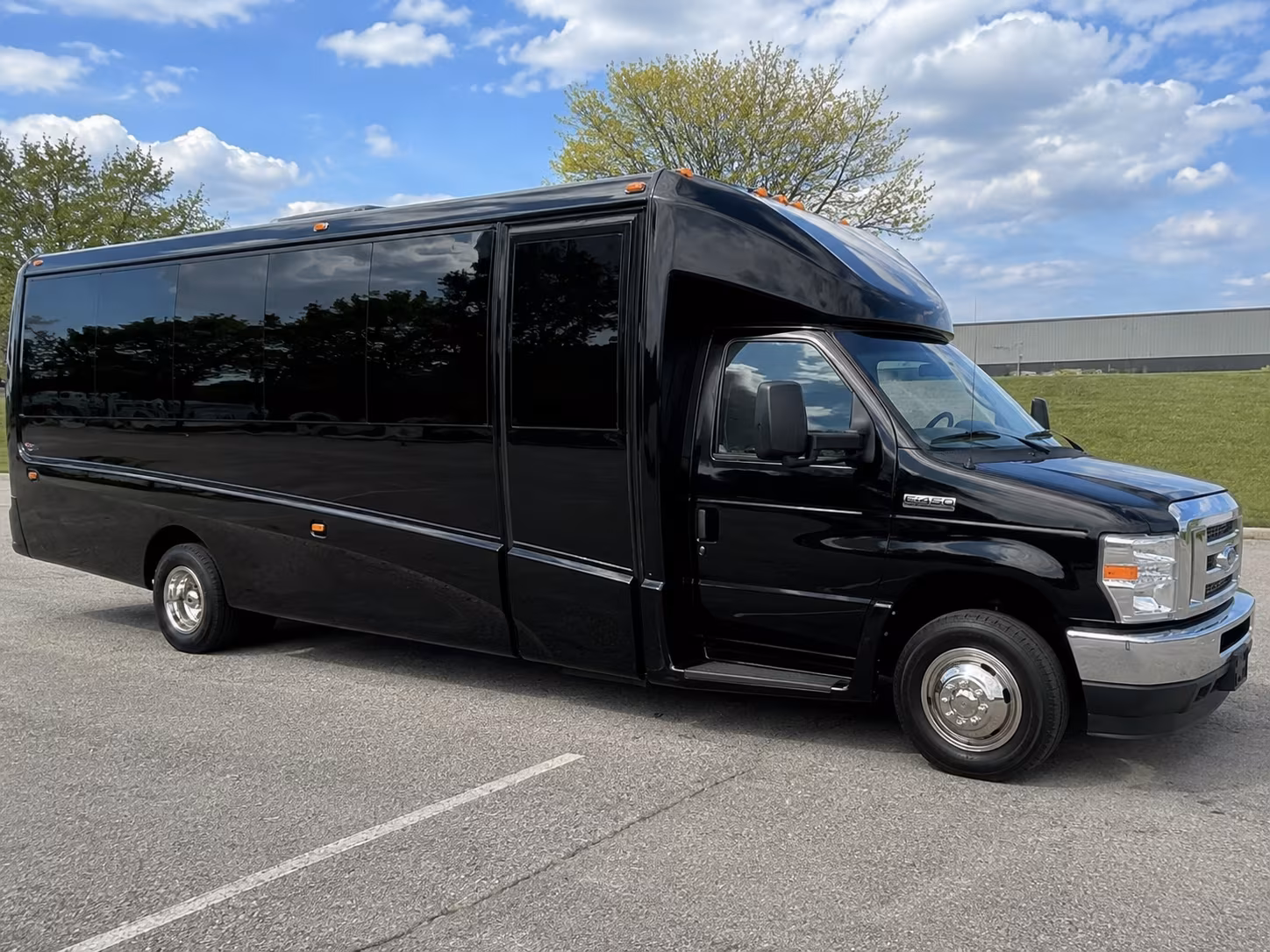 New Orleans Corporate Transportation party bus exterior