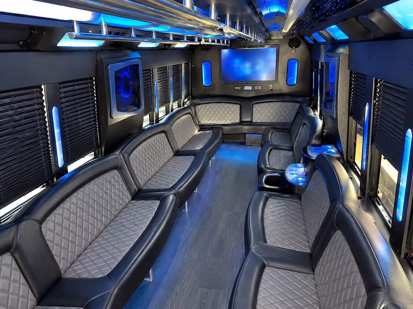 New Orleans Private Event Transportation party bus exterior