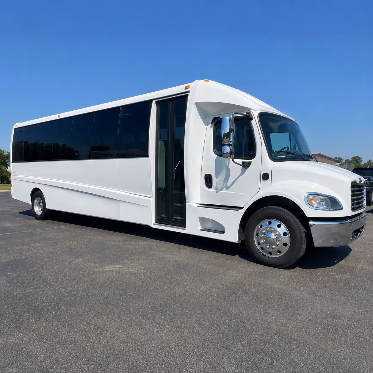 New Orleans School Event Transportation party bus exterior