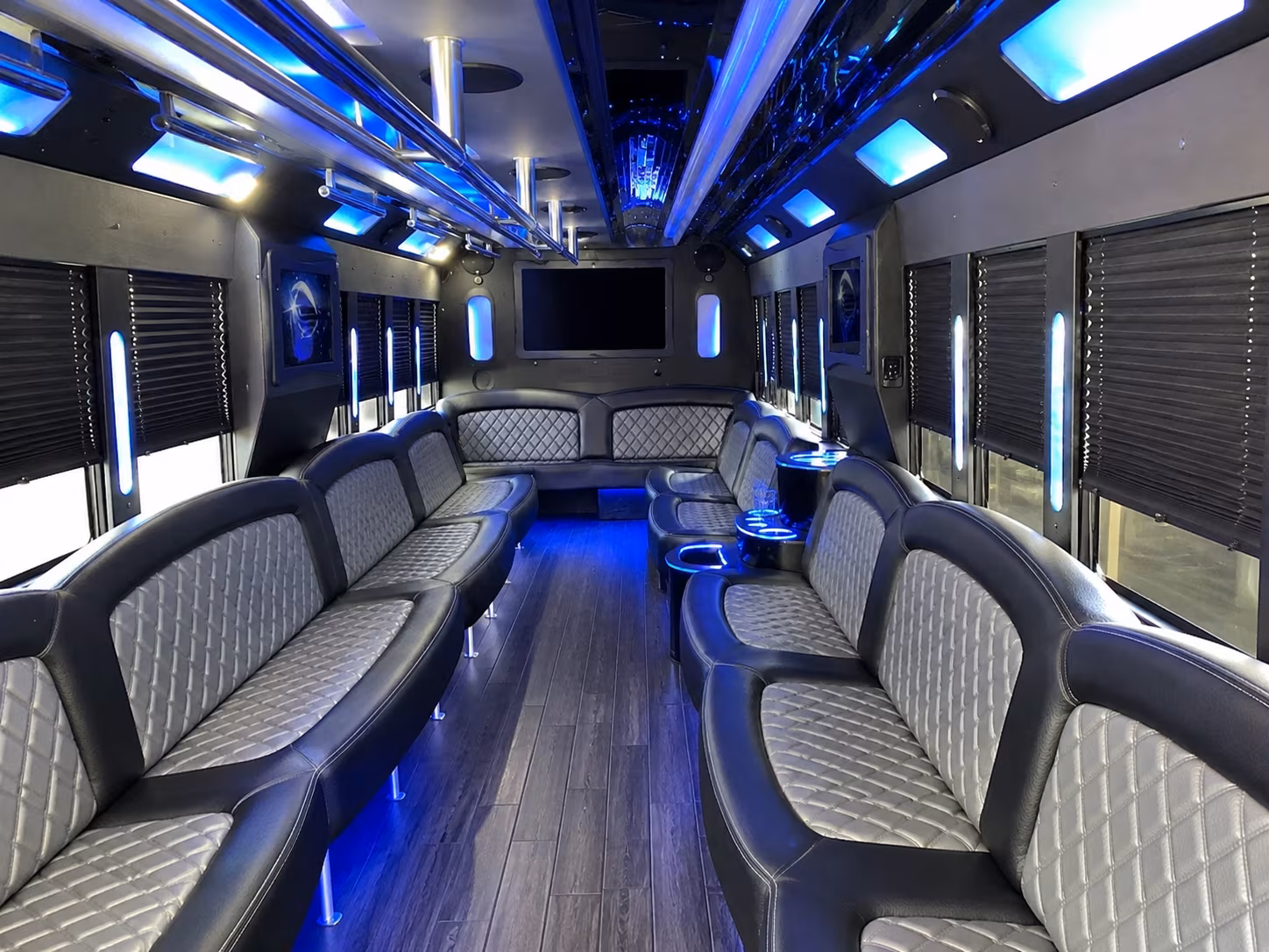 New Orleans Sporting Event Transportation party bus exterior