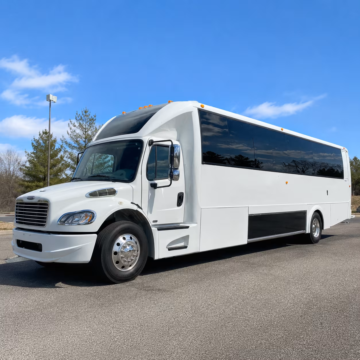 New Orleans Sporting Event Transportation party bus interior