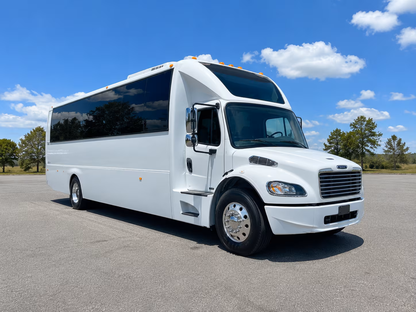 New Orleans Wedding Transportation party bus exterior