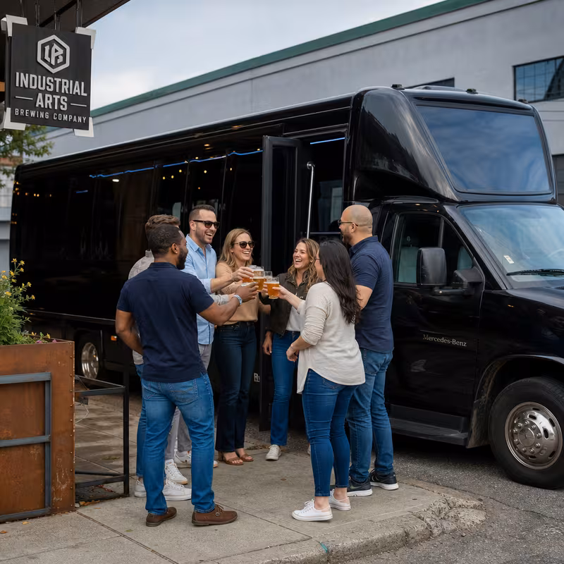 New Orleans Winery & Brewery Tour Transportation fleet vehicle