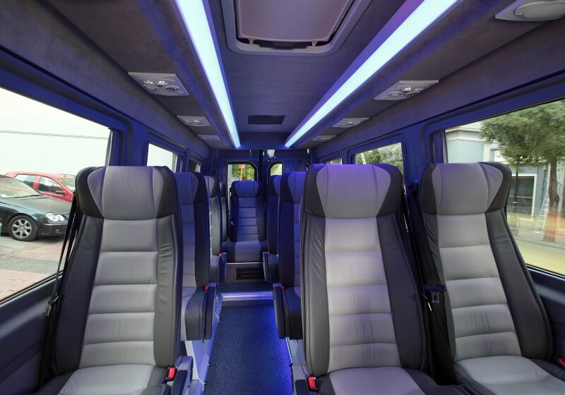Jackson 18 Passenger Van/Minibus Interior