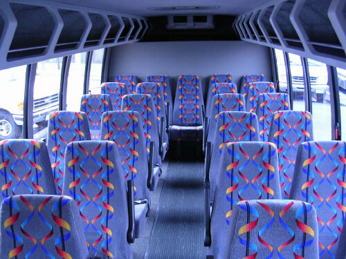 New Orleans 24 Passenger Mini Bus Interior
