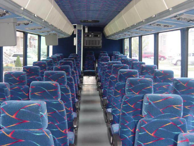 New Orleans 35 Passenger Shuttle Bus Interior
