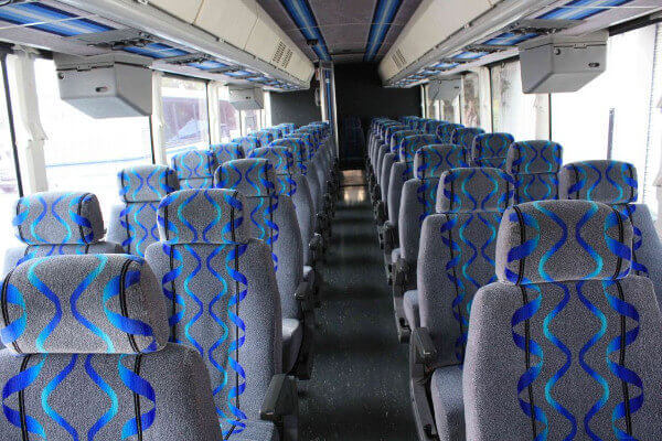 New Orleans 40 Passenger Coach Bus Interior